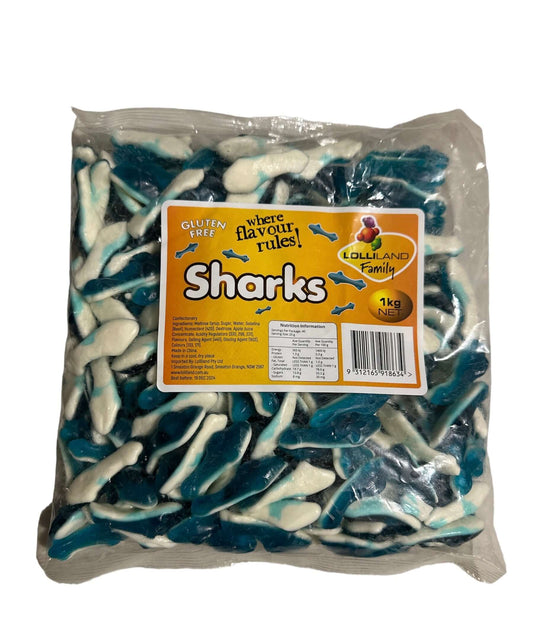 Lolliland Gummy sharks 1kg
