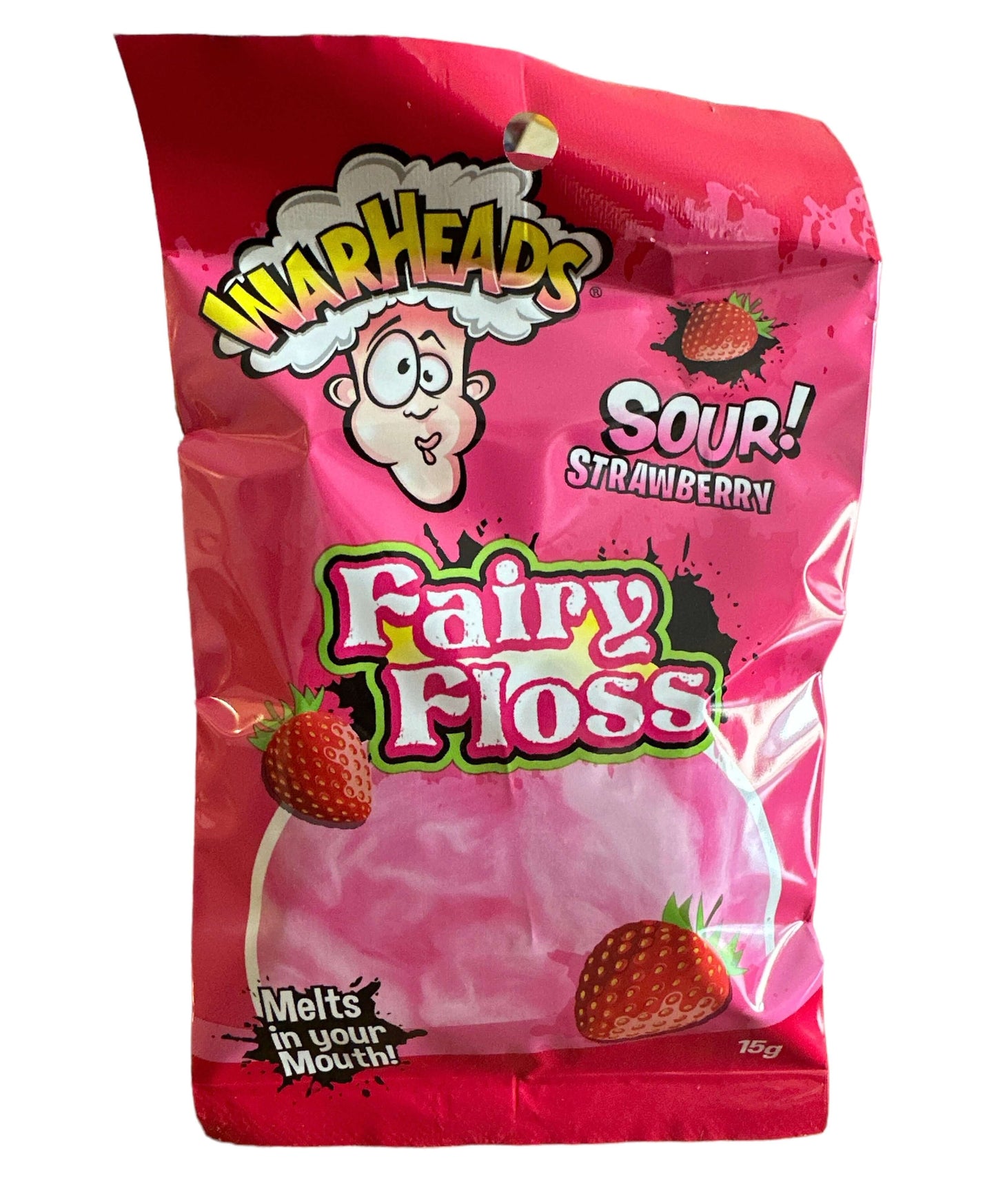 Warhead Sour Strawberry Fairy Floss