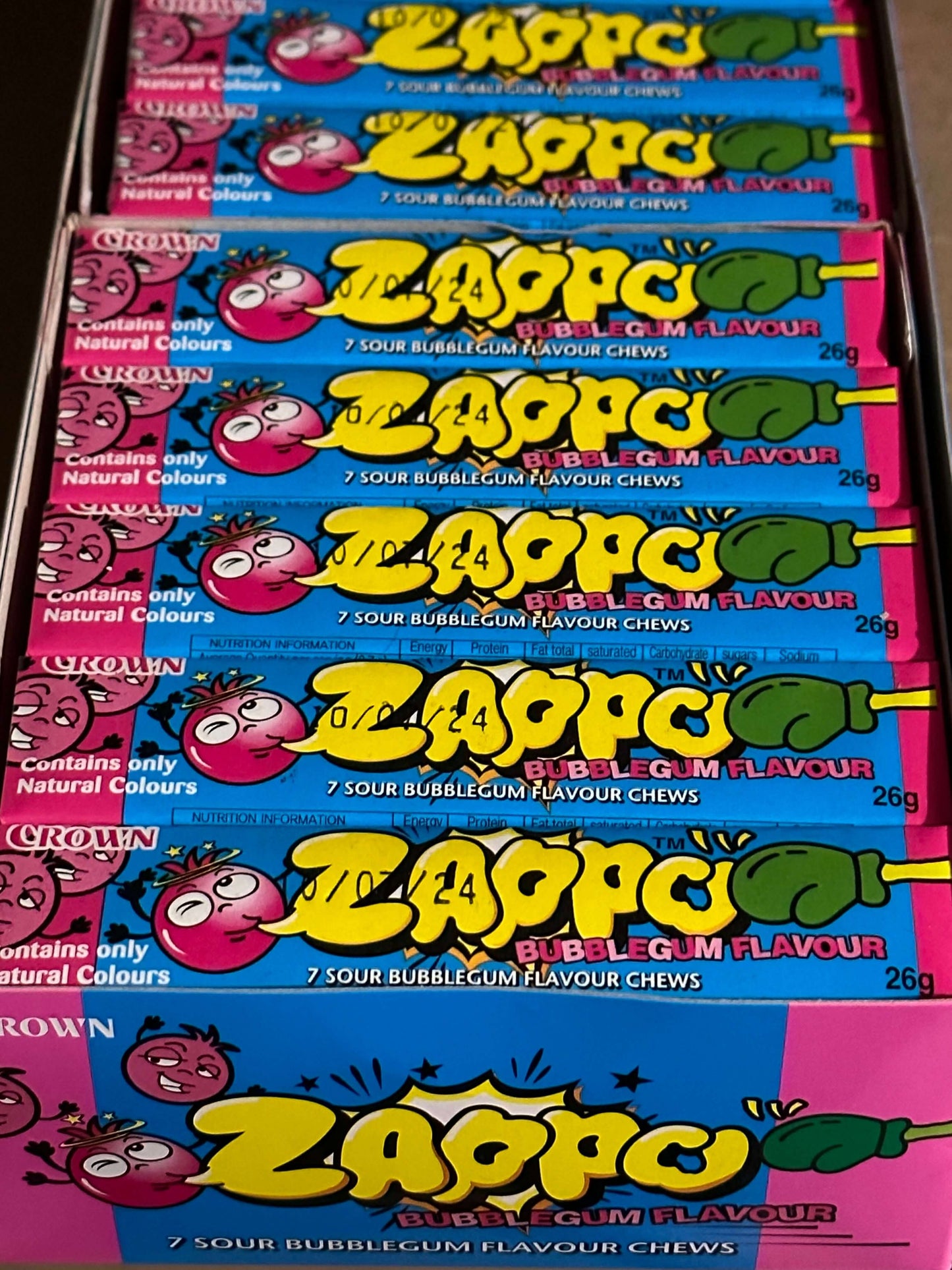 BubbleGum Zappo chews